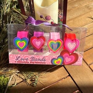 Eccolo set of 4 friendship slap bracelets